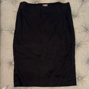 Vince Camuto Knit Elegant Black Pencil Skirt